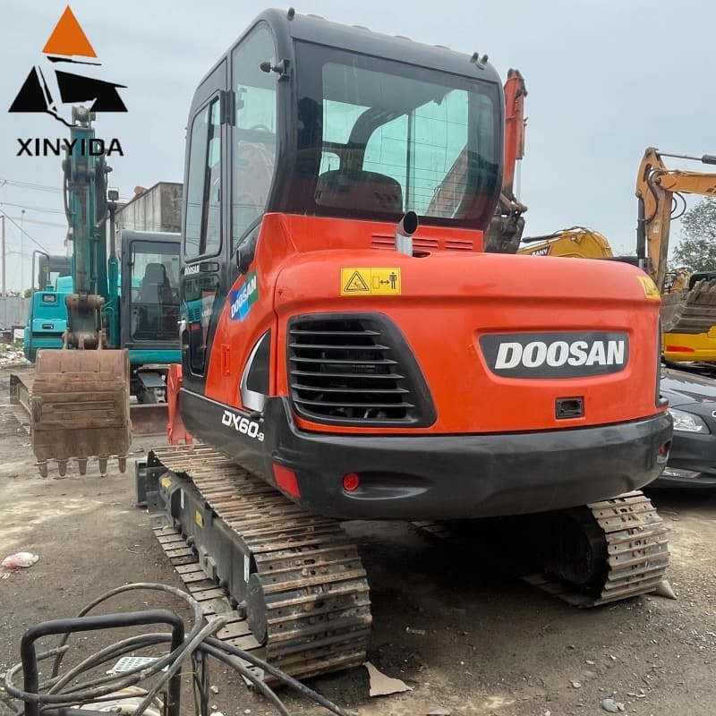 Used Mini Doosan 60 Hydraulic Crawler Excavator Used Construction Machinery in Stock