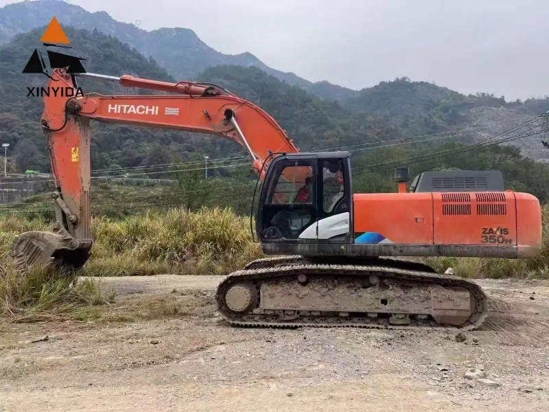 High Efficiency HITACHI 350 Made Imported Large Used Excavator