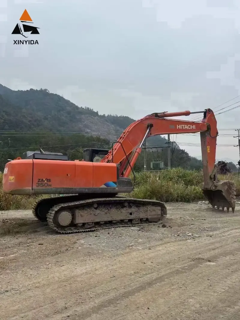 High Efficiency HITACHI 350 Made Imported Large Used Excavator