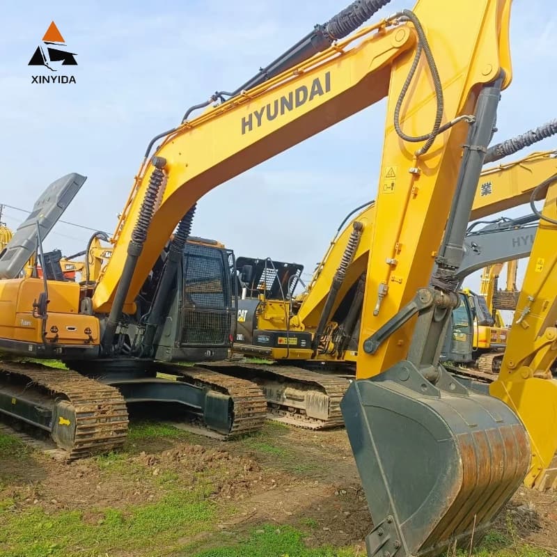 Korea Original Used Hyundai 225 Crawler Digger Used 20 Ton Excavator