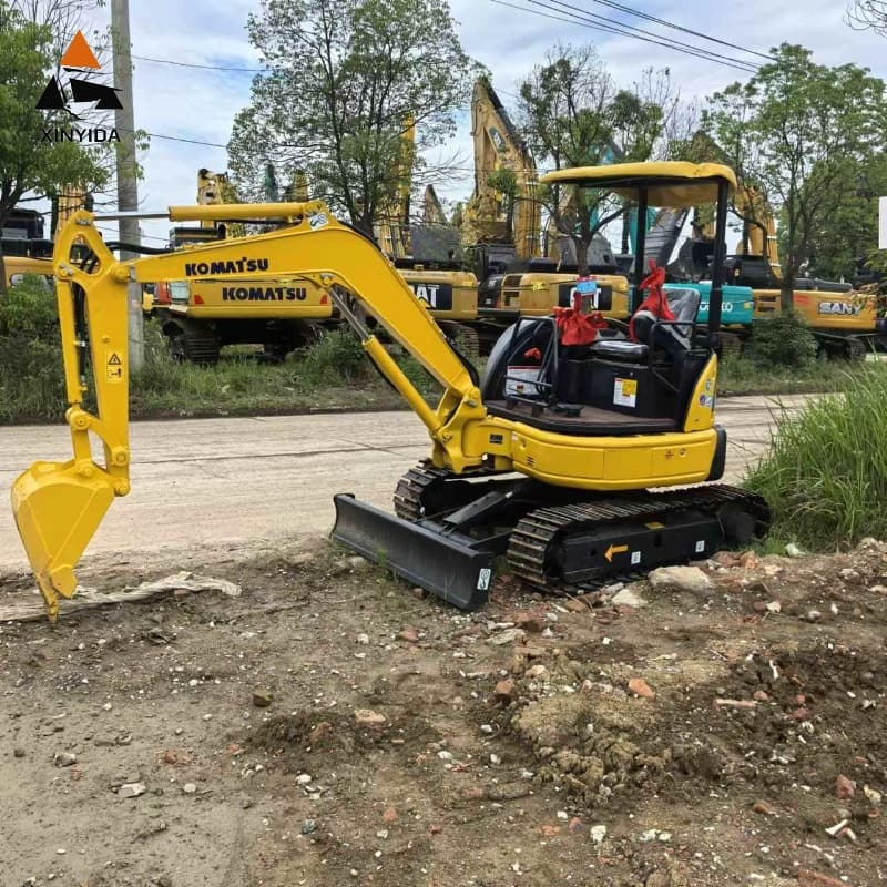 Used Komatsu PC35 Mini Crawler Excavator Construction Machinery Equipment