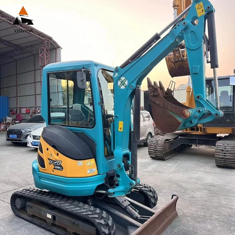 Hydrodynamic Drive Used Crawler Excavator Kubota 20 with Good Quality