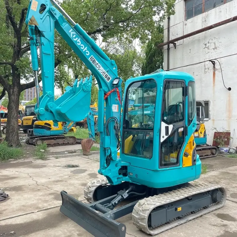 Mini engin de chantier hydraulique Pelle sur chenilles d'occasion Kubota 35