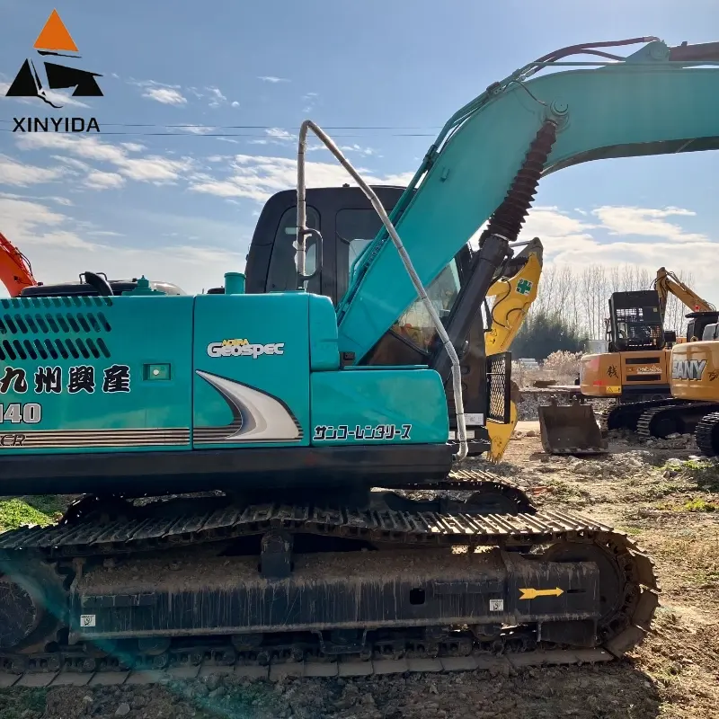 High Quality Second hand Kobelco 140 Construction Used Crawler Excavator