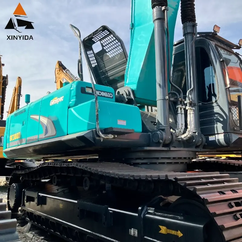 Heavy Duty Digger Machine Made in Japan Used Kobelco Sk 350 Excavators