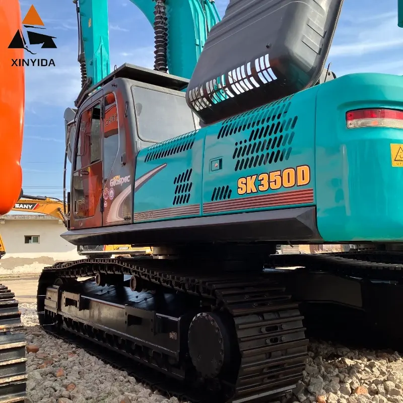 Heavy Duty Digger Machine Made in Japan Used Kobelco Sk 350 Excavators