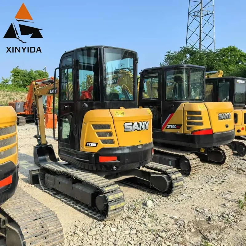 Good condition used Sany SY 35 excavator equipment