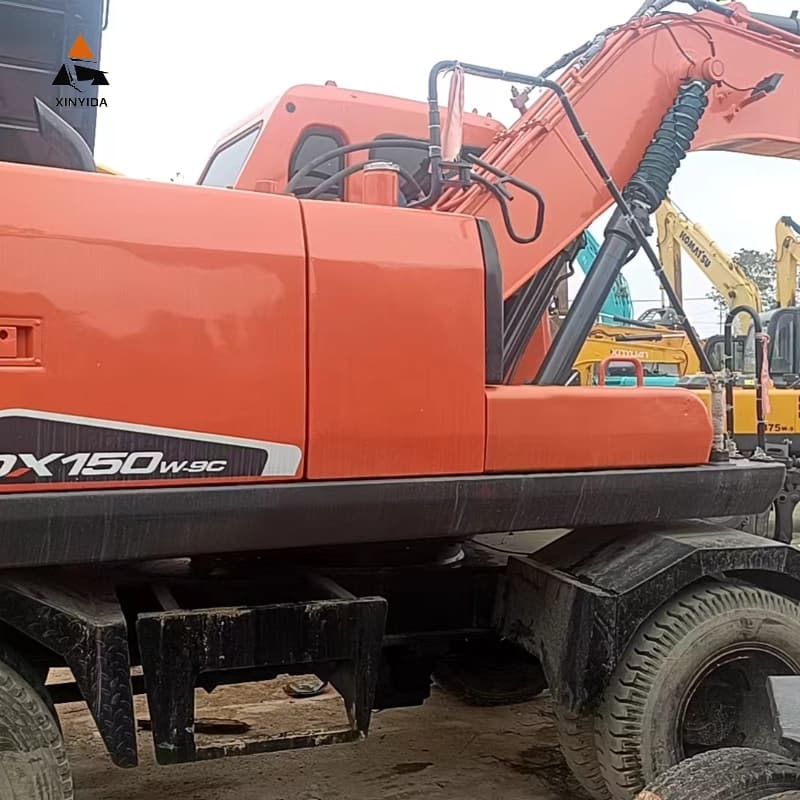 Excellent Used Doosan Wheel Excavator DX150