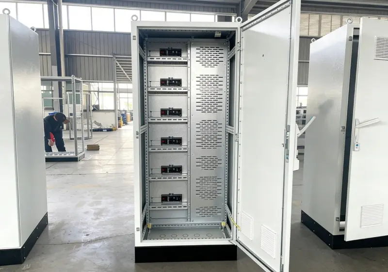 On-site Assembly View of the PLC Control Cabinet