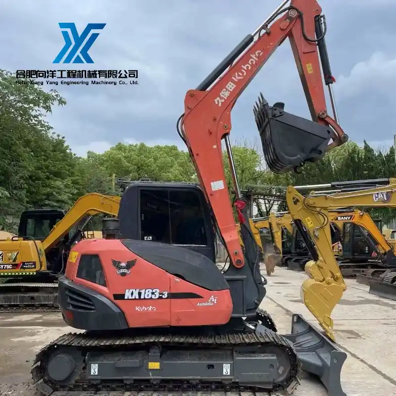 Compact Low Price High Quality Used KUBOTA KX183-3 Construction Equipment For Sale