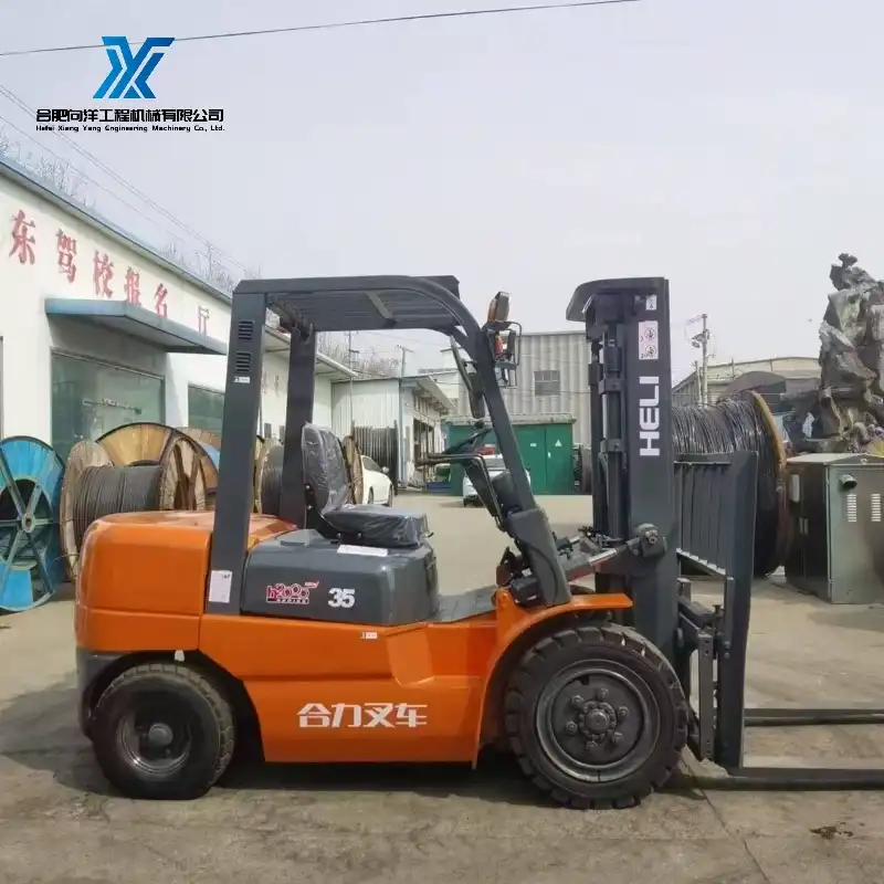 In Stock Used HELI H2000 3.5 Ton Internal Combustion Counterbalance Forklift