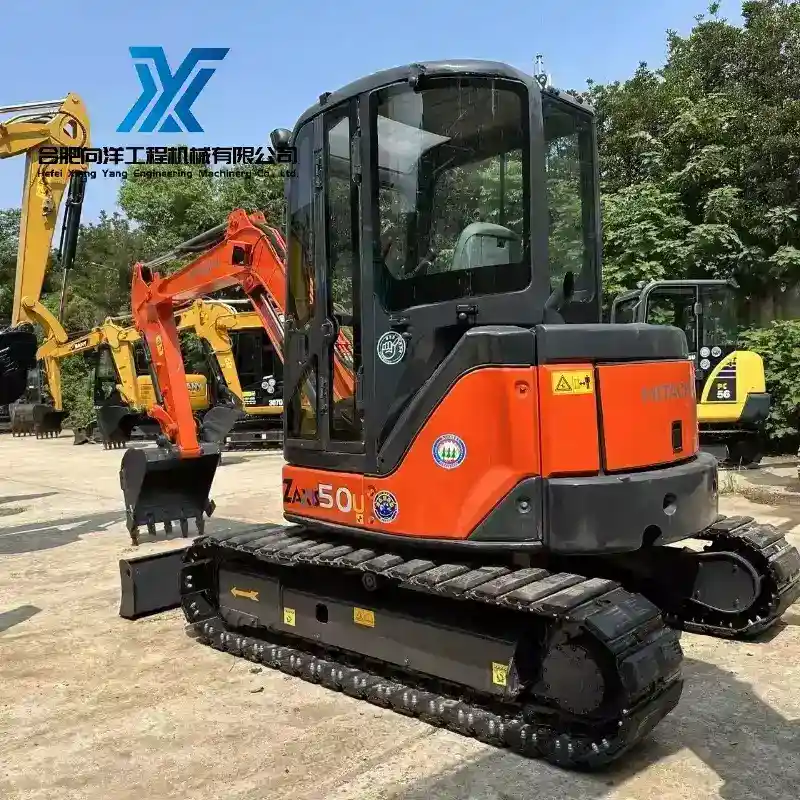 Pre-Owned Hitachi ZX50 Mini Crawler Excavator For Sale