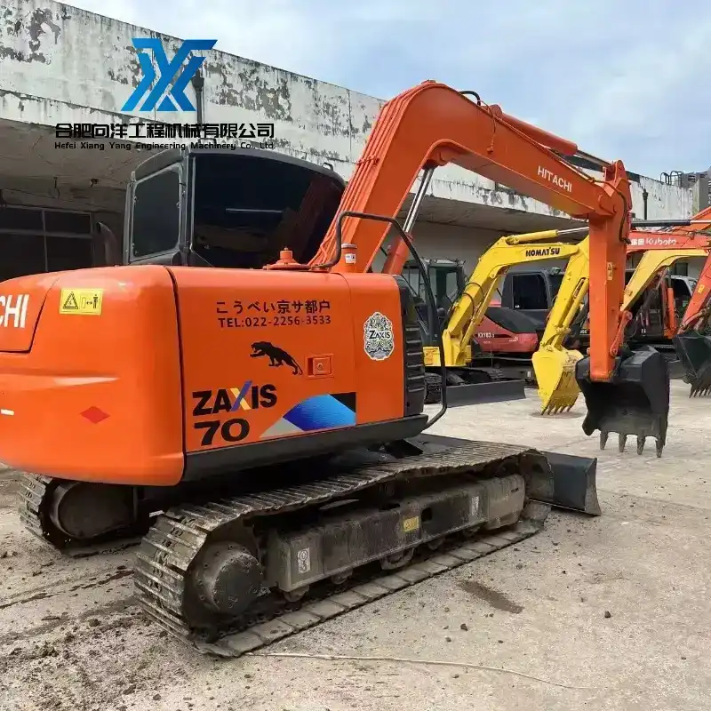 Used Hitachi ZX70 Excavator with Dozer Blade High Performance for Global Construction Projects