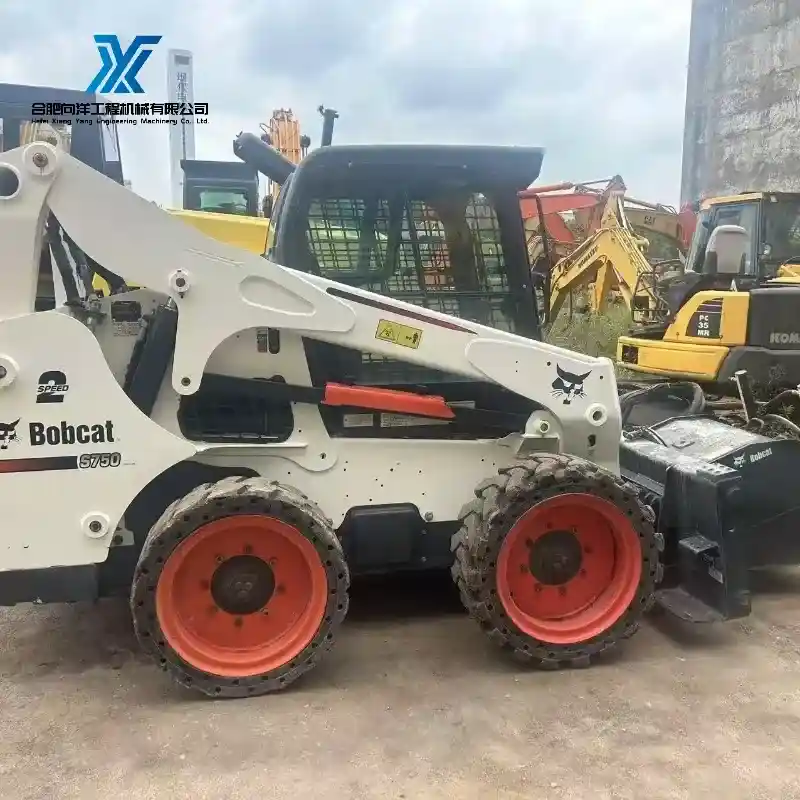 User-Friendly Second-hand Bobcat S750 Simple Hydraulics Effortless Maneuvering