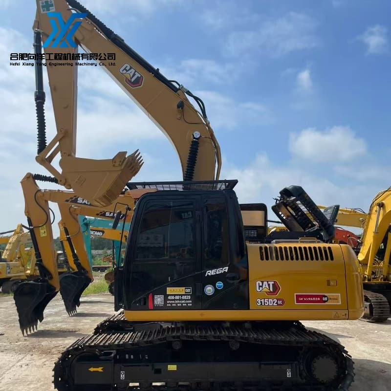 حفارة كاتربيلر 315D2GC أصلية مستعملة بحالة جيدة، موفرة للوقود، سعة 15 طنًا