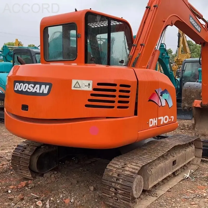 Escavadeira original usada Doosan 70-7 100% para venda