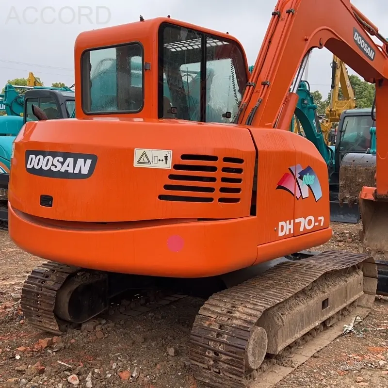 Factory Sale Used Original Dooson DH70 Crawler Excavators