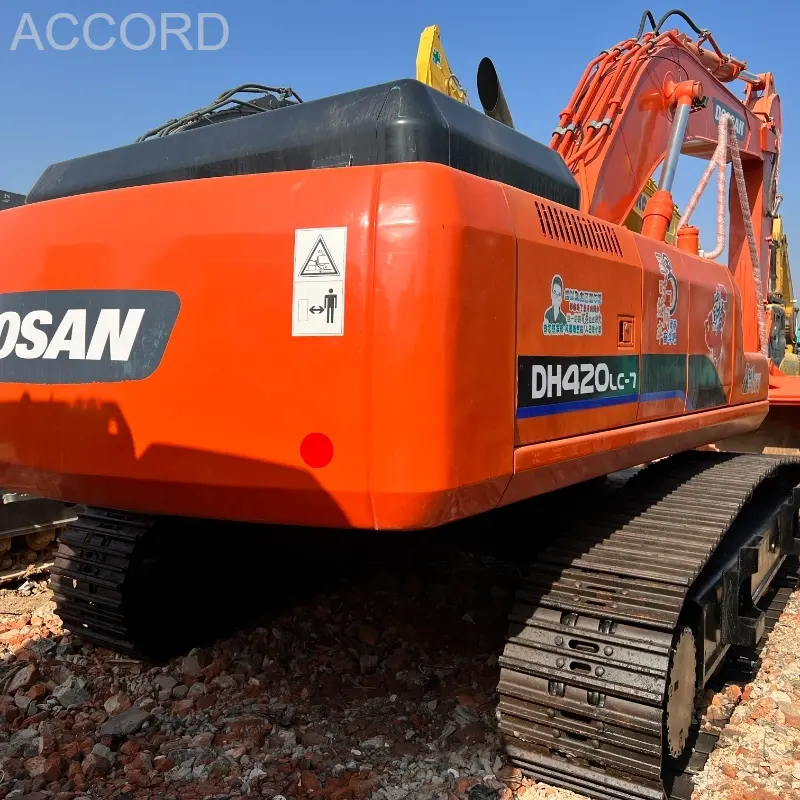 Excavadora Doosan DH420 de 42 toneladas para trabajo pesado usada