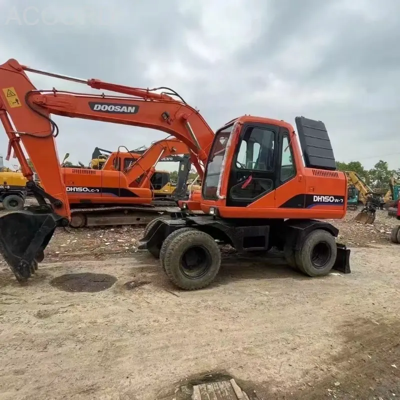 Máquinas escavadoras Doosan 15 usadas de alto desempenho