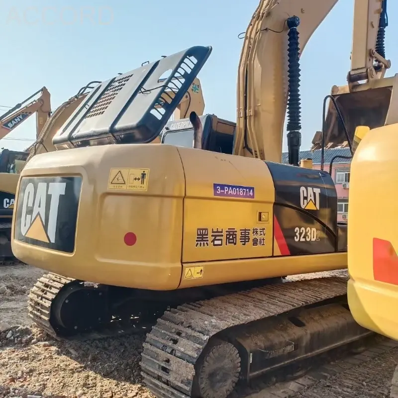 Máquina de construção Caterpillar 323d original japonesa de 20 toneladas