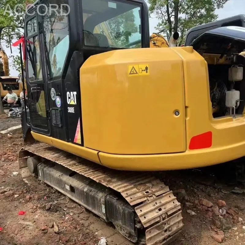 Escavadeira hidráulica original japonesa CAT 308e escavadeira de esteira para venda