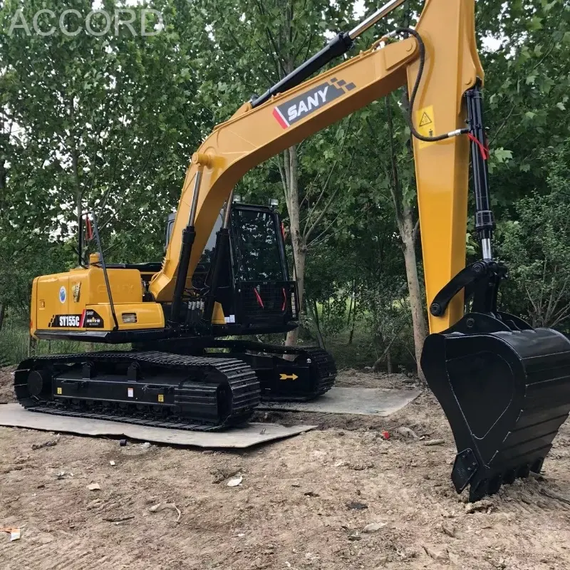 Second-Hand Excavators with Short Working Hours for Sale Sany 155-9 in Stock