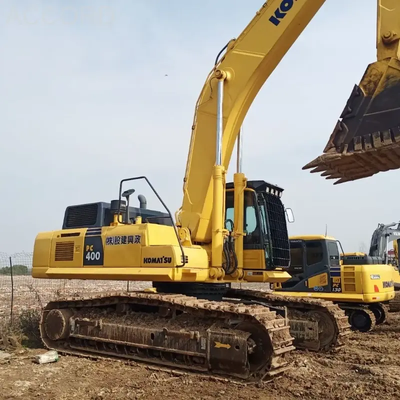 Excavadora de 40 toneladas usada Komatsu PC400-8 Maquinaria de construcción