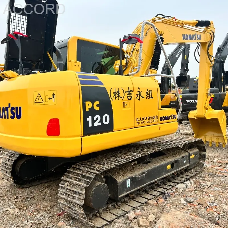 Excavadora usada Komastu 120 (1)