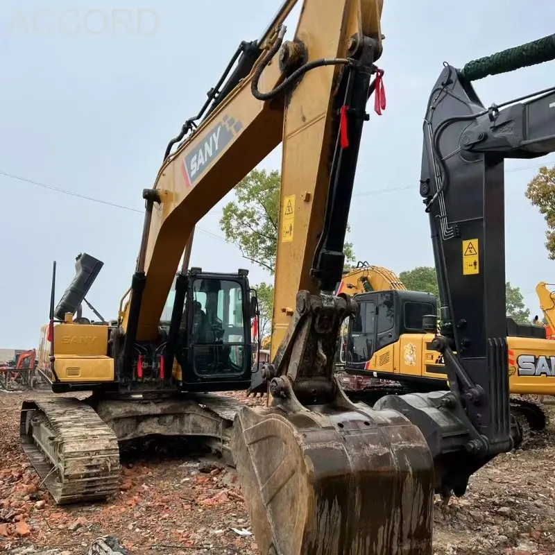 Used Sany 195 Hydraulic Crawler Backhoe Excavator 20 Ton Mining Equipment