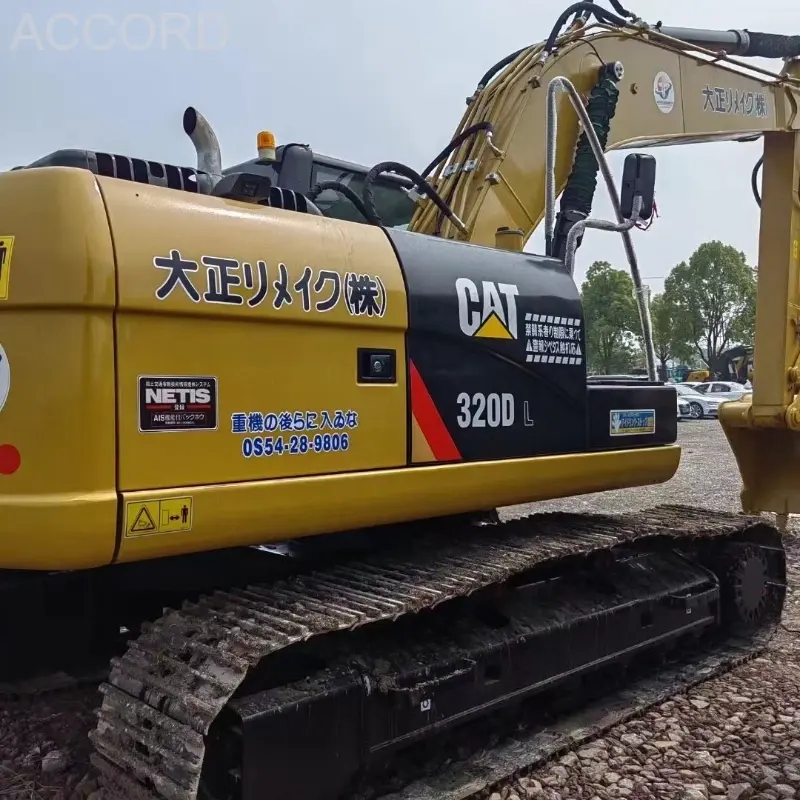 Excavadora Caterpillar 320D original de segunda mano