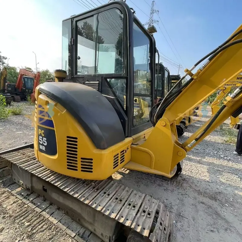 Competitive Price Japan Komatsu PC55MR-2 Mini Second-hand Excavator