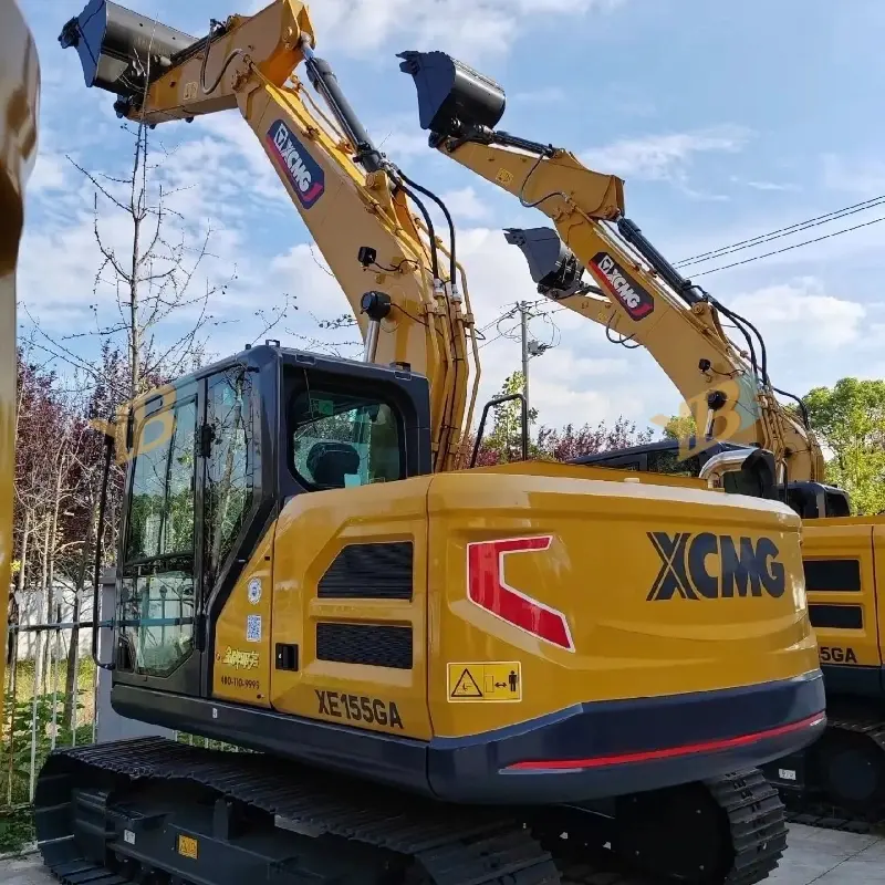 Second-hand XCMG XE155GA Medium Excavator Sand Dredging Equipment For Sale