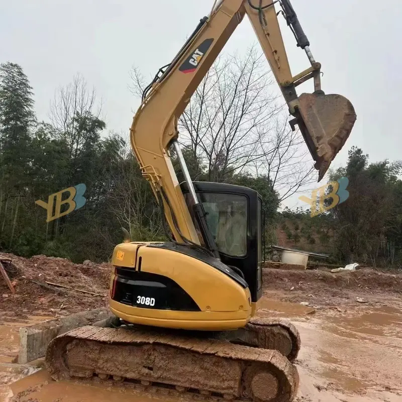 High Quality Used Cat 308D Excavators Engineering Machinery China Supplier