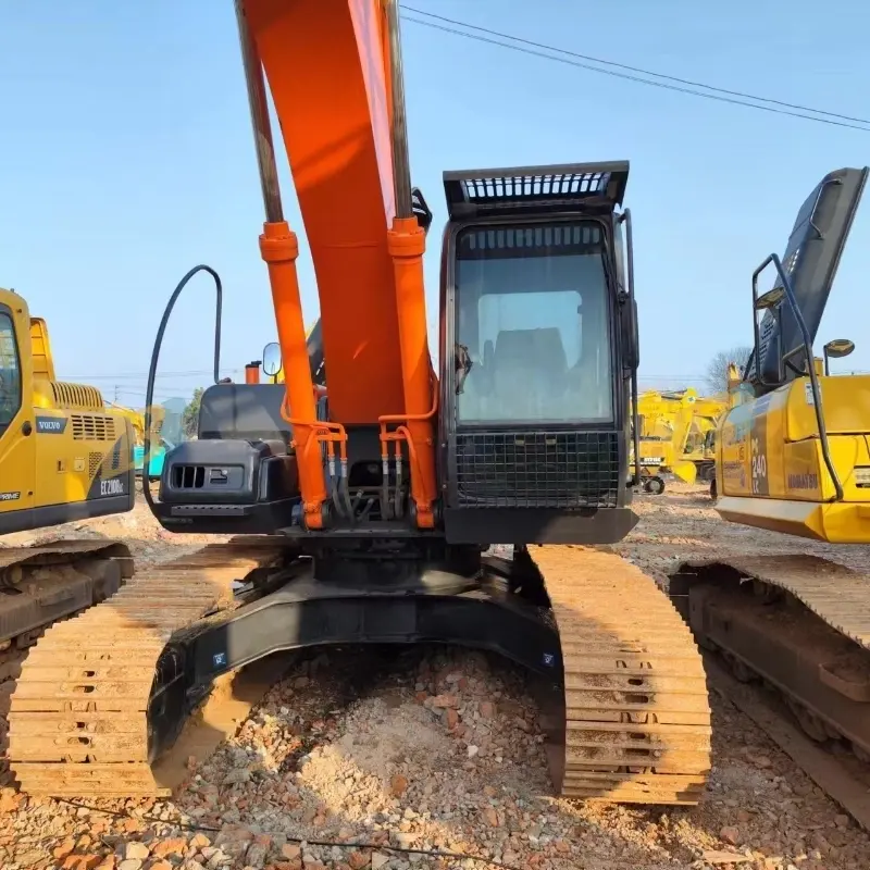 Original HITACHI ZX210 Tracked Excavator 21 Ton Construction Machinery