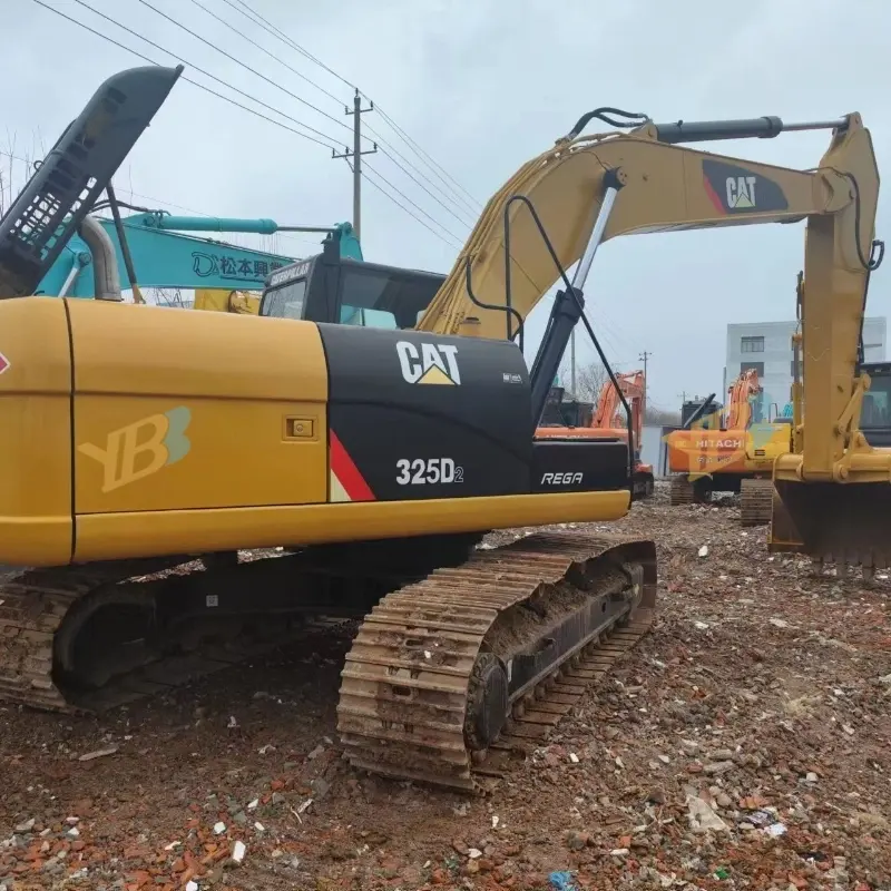 Second Hand Caterpillar Excavator 25 Ton Cat 325D2 Construction Hydraulic Digger