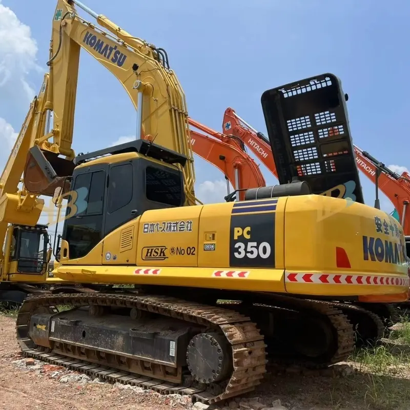 Second-hand Construction Machinery Track Digger Original Komatsu PC350-7 Used 35t Crawler Excavator