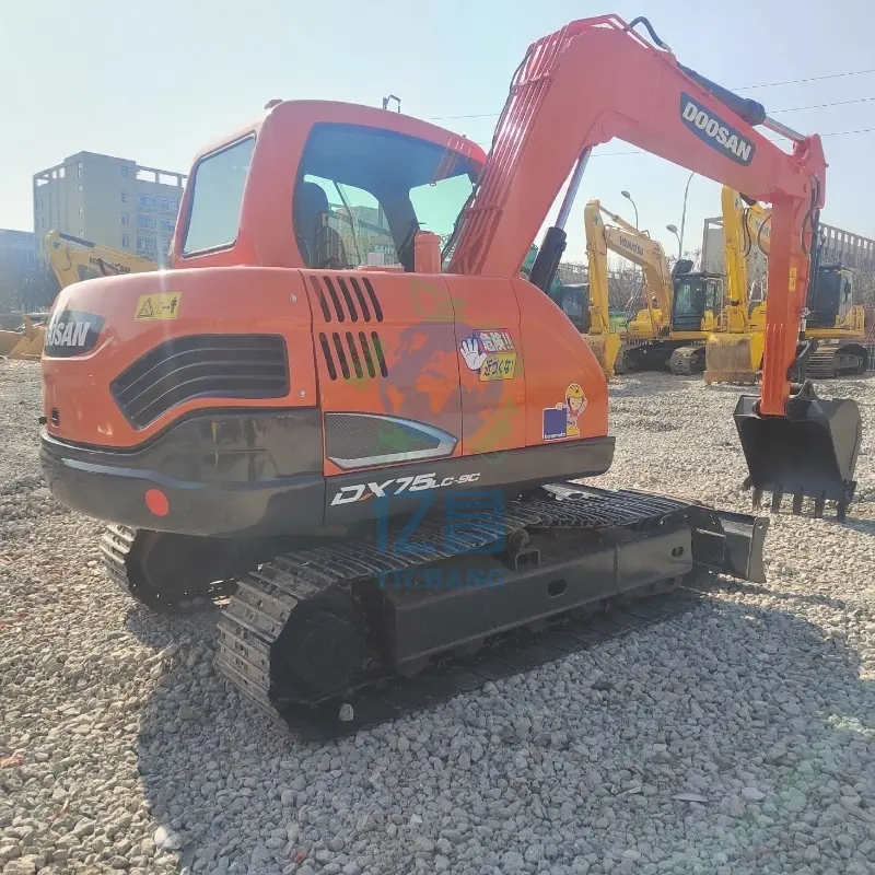 Used Doosan DX75-9 excavator