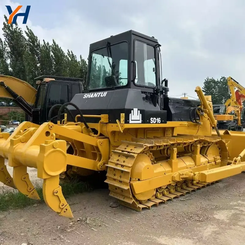 16 Ton Used Shantui SD16 Good Condition Bulldozer Construction Equipment