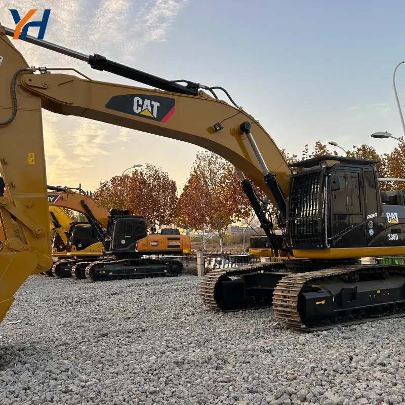 Durable Used Caterpillar 336D Crawler Excavator Dig Sand Equipment Global Shipping
