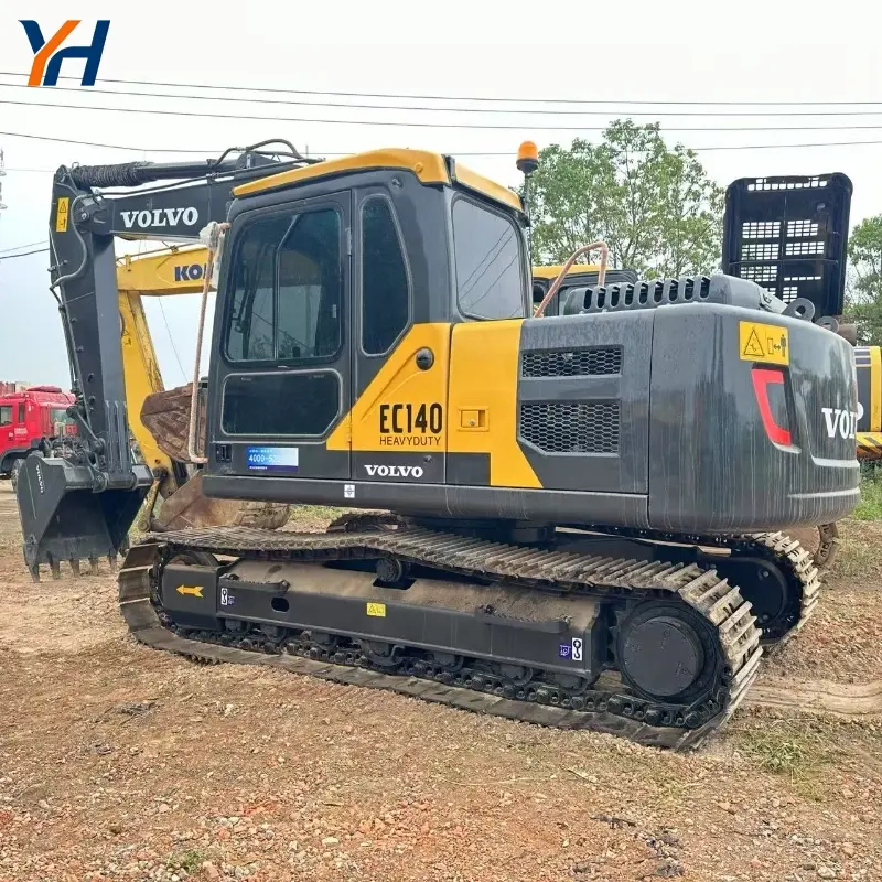 Good Condition Low Price Second-hand Volvo 140 Medium Hydraulic Excavator for Sale