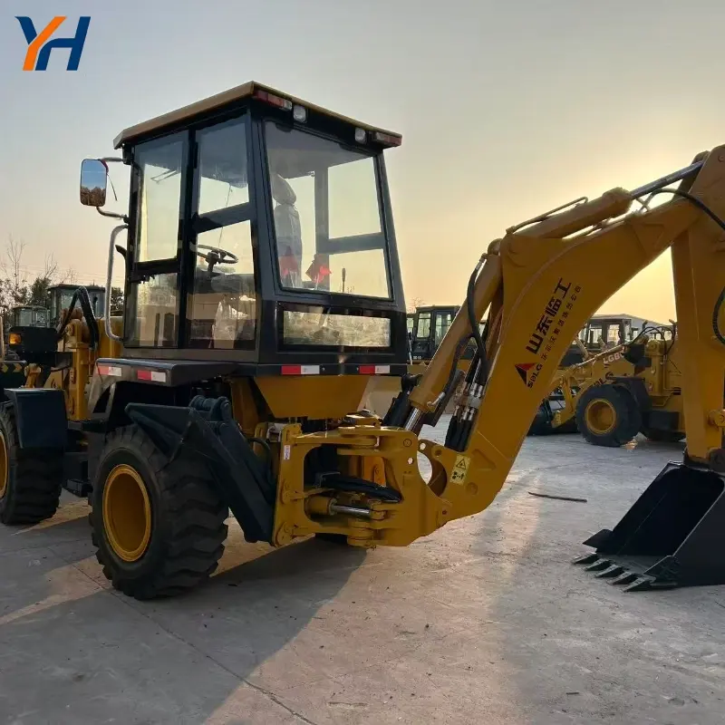 Good Performance Used SDLG Backhoe Loader Construction Equipment For Sale