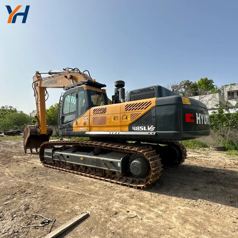 Heavy Duty Used Hyundai 485 Mining Excavator Large Capacity Machine For Sale
