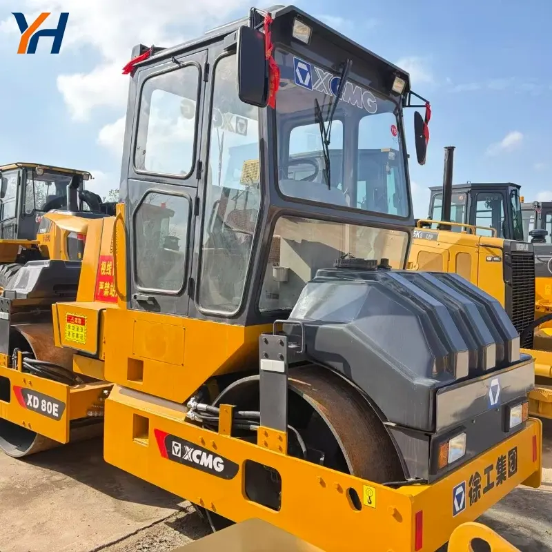 High cost performance Used XCMG XD80E Good Performance Road Roller