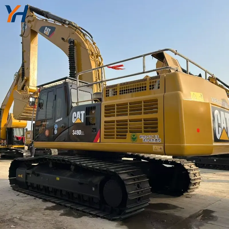 Large Scale Used Caterpillar 349D Mining Digger High Efficiency Machine Supplier