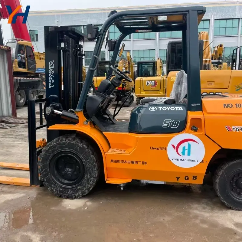 New arrival Used Toyota FD50 Hydraulic Forklift Good Performance