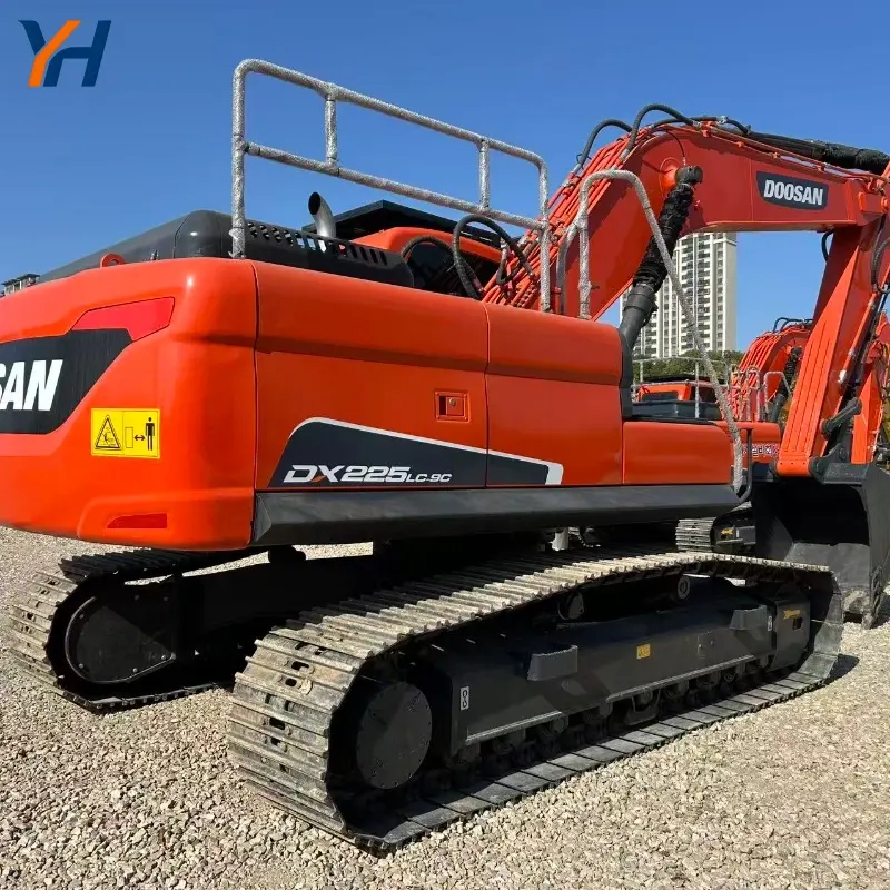Original Robust Second-hand Doosan 225 Medium Hydraulic Excavator Solution Global