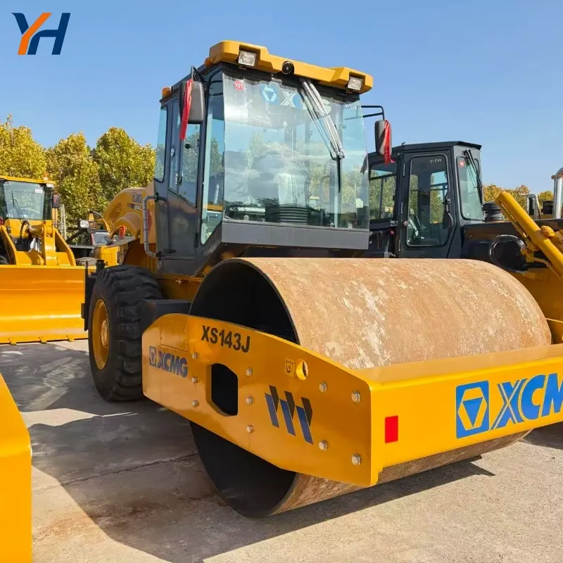 Original Used XCMG 143J Good Performance Road Roller For Sale