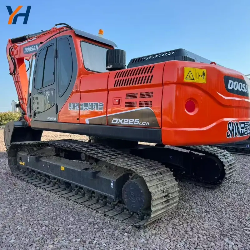 Popular Model Durable Used Doosan 225 Medium Crawler Excavator Construction Equipment