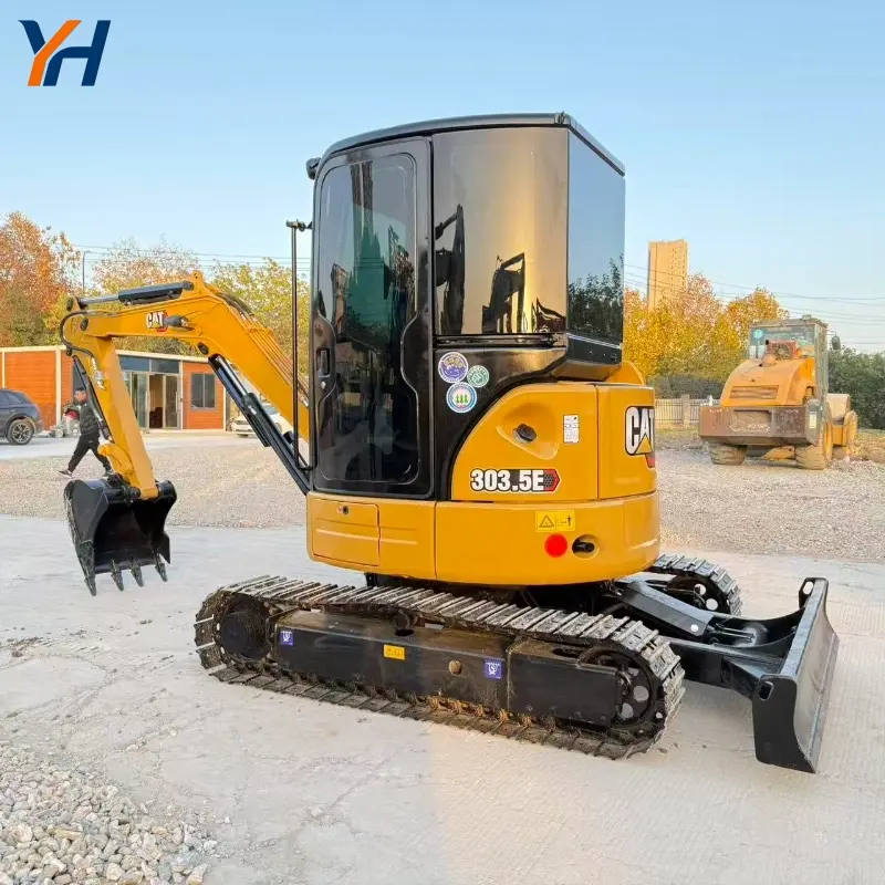Ultra Compact Hot Sale Second-hand Caterpillar 303.5 Mini Excavator Agricultural Machinery