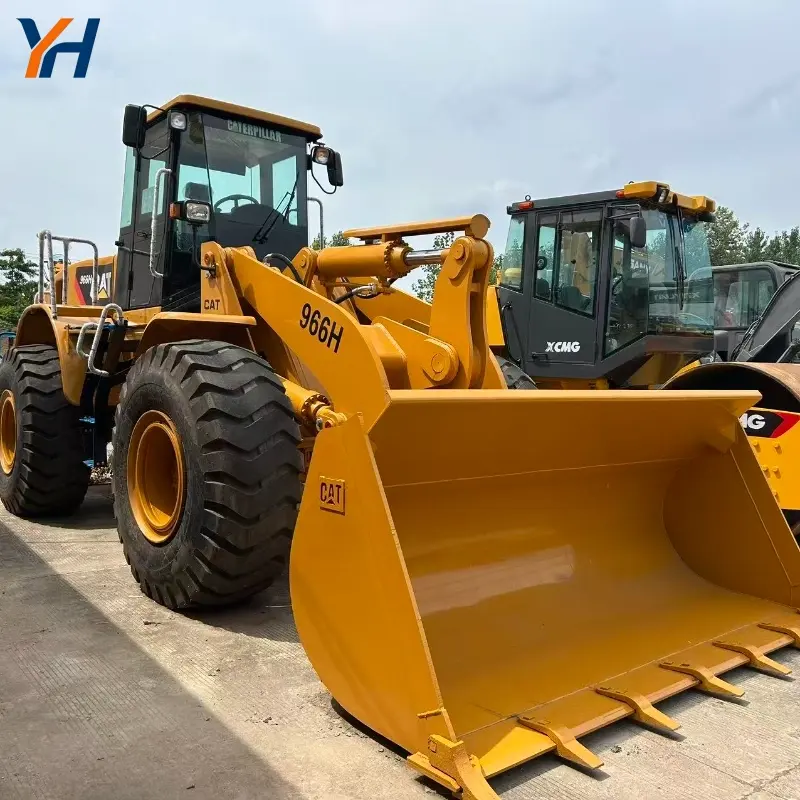 Used CAT 966H Powerful Wheel Loader Construction Equipment